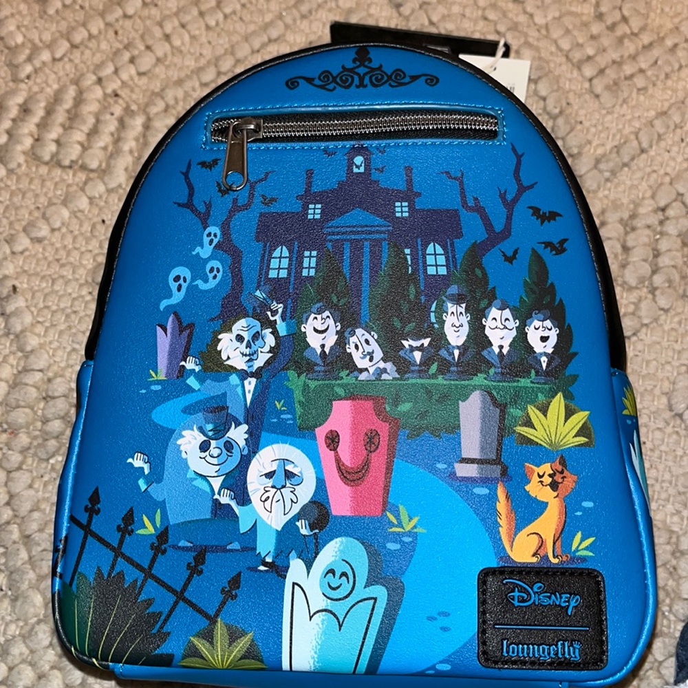 Disney loungefly the haunted mansion mini backpack